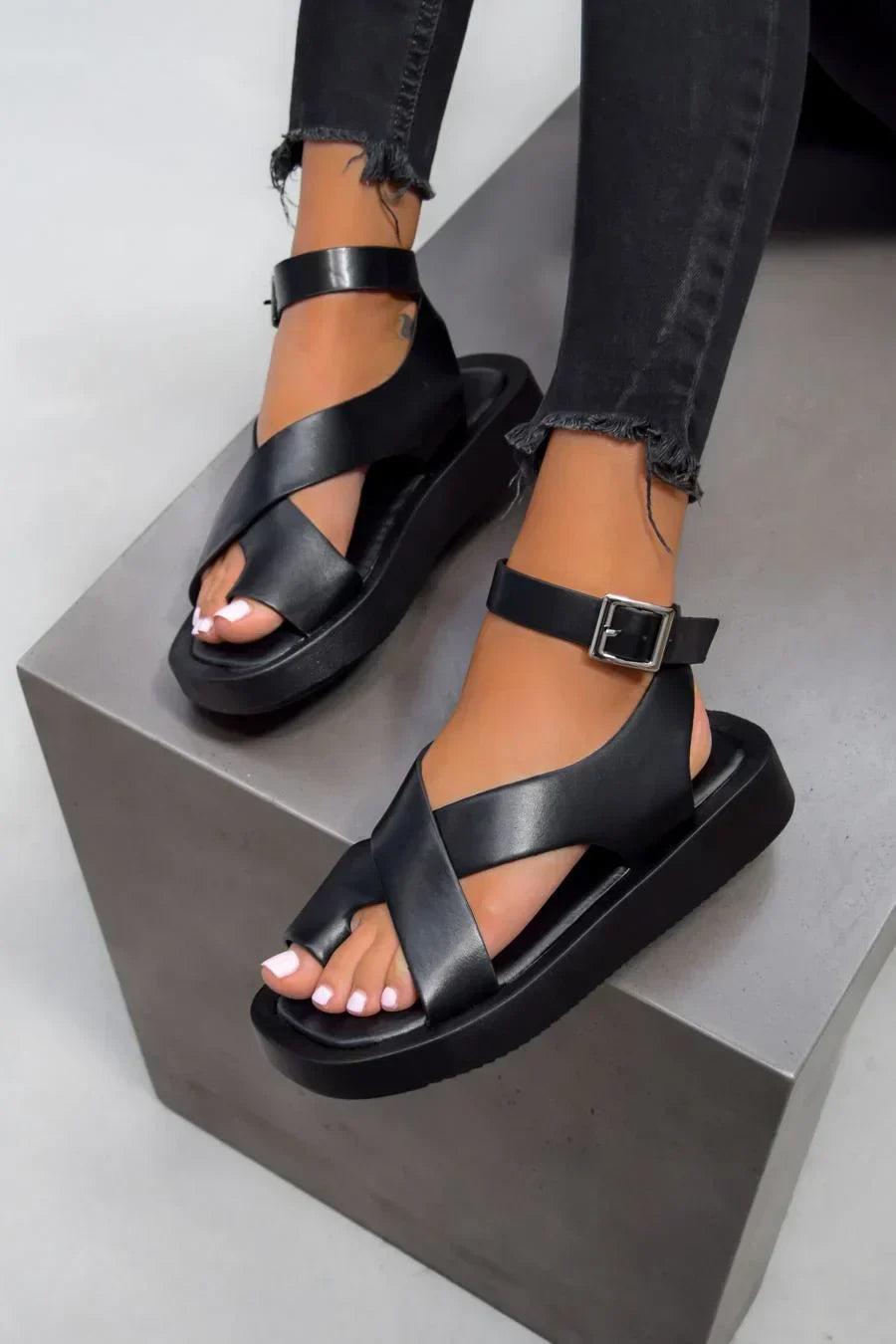 Hannah | Thick Gladiator Sandals