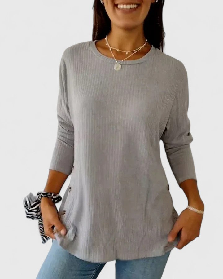 RILEY – BUTTON SIDE RELAXED TOP