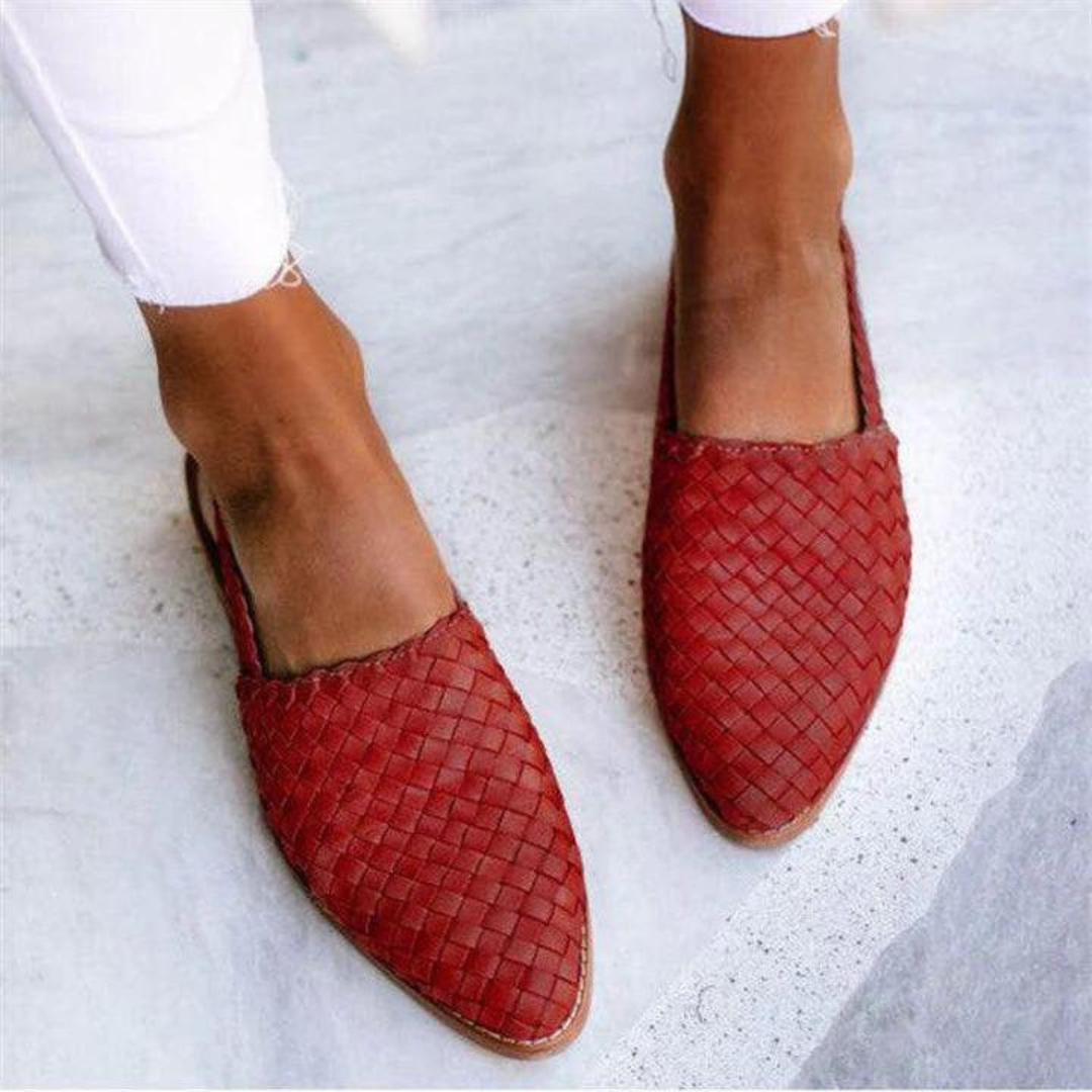LANA – WOVEN CHIC SLINGBACK FLATS