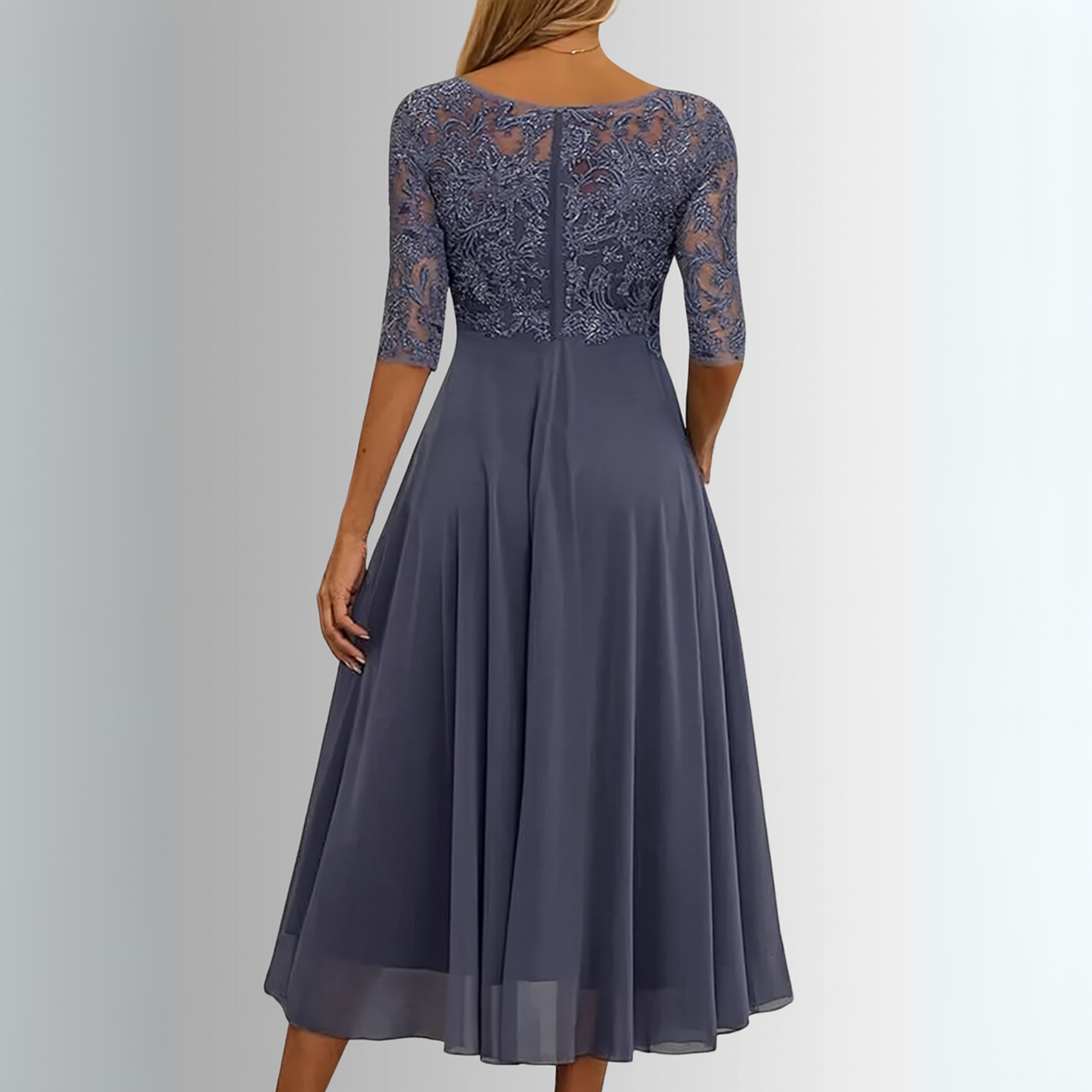 ADRIELLE – ELEGANT LACE EVENING DRESS
