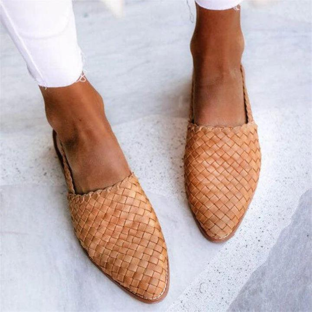 LANA – WOVEN CHIC SLINGBACK FLATS