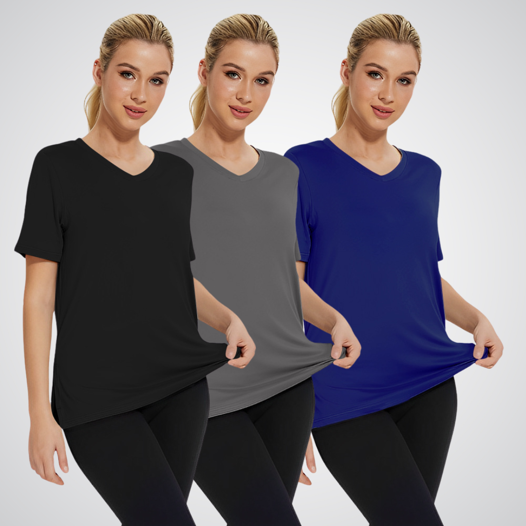 OLIVIA – EVERYDAY V-NECK TEE (3-PACK)