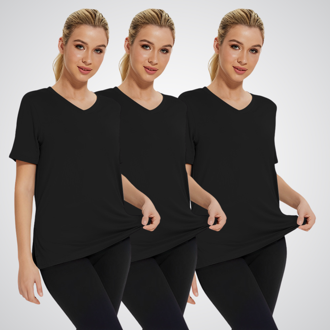 OLIVIA – EVERYDAY V-NECK TEE (3-PACK)