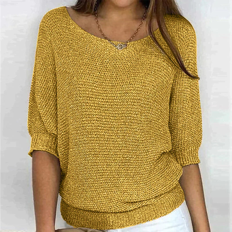 KENDRA – RELAXED CHIC KNIT SWEATER
