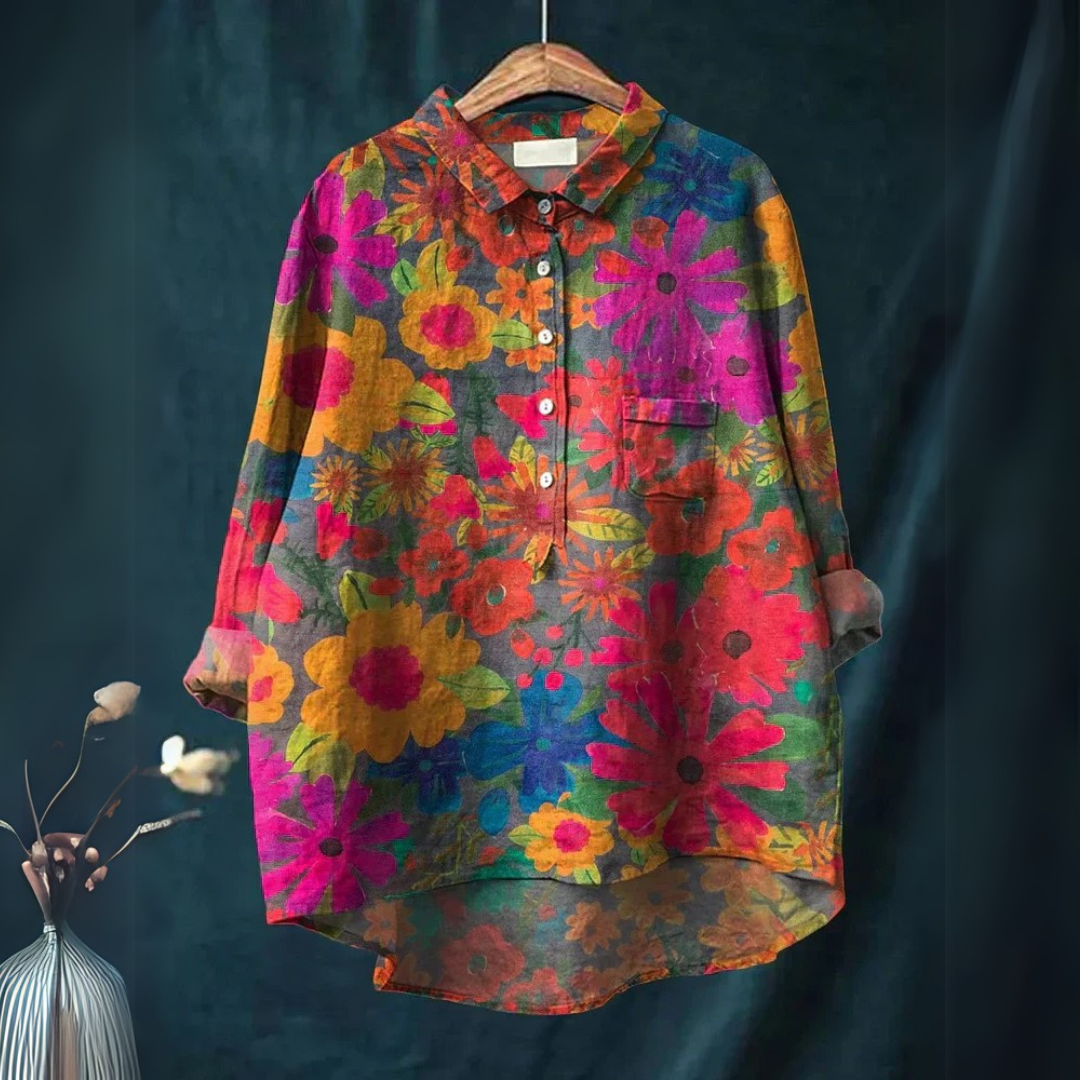 Lois | Plant Print Tee