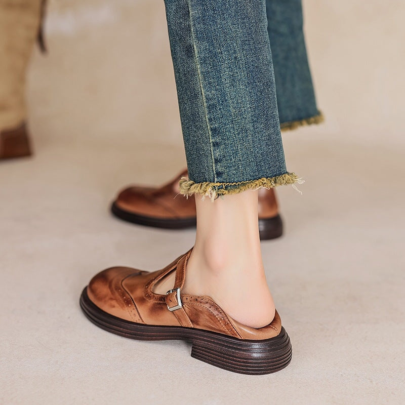 ISLA – VINTAGE CHARM MARY JANE LOAFERS