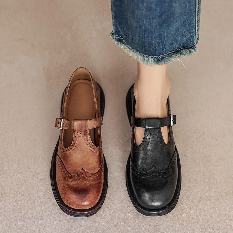 ISLA – VINTAGE CHARM MARY JANE LOAFERS