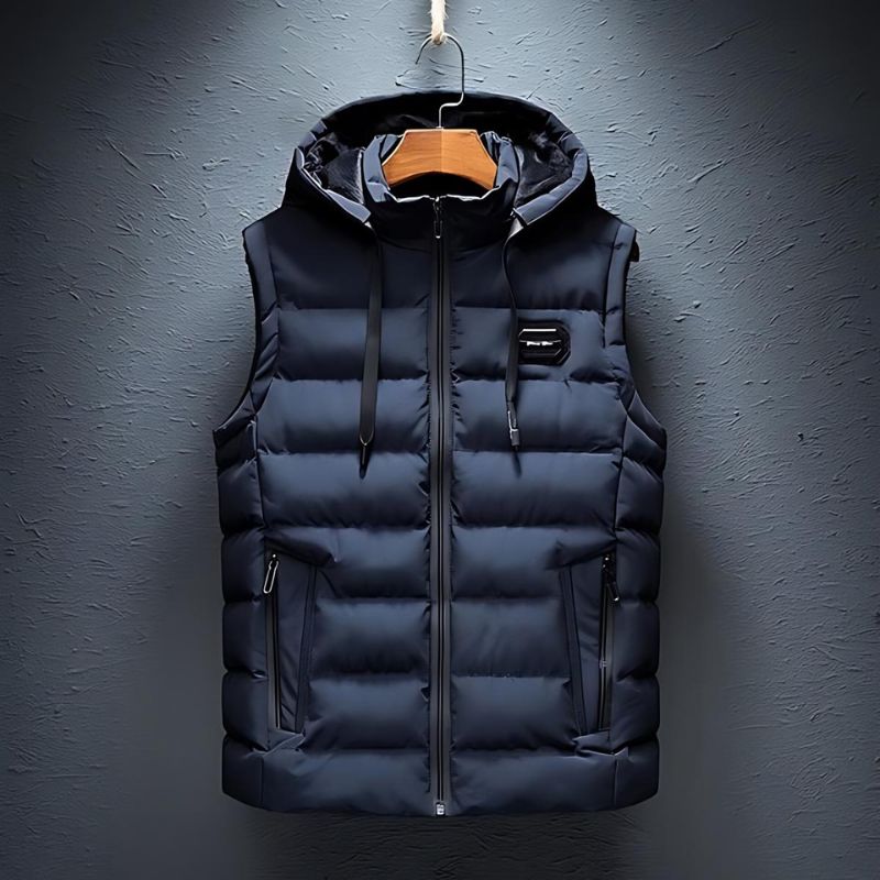 LUCAS – HOODED PUFFER VEST