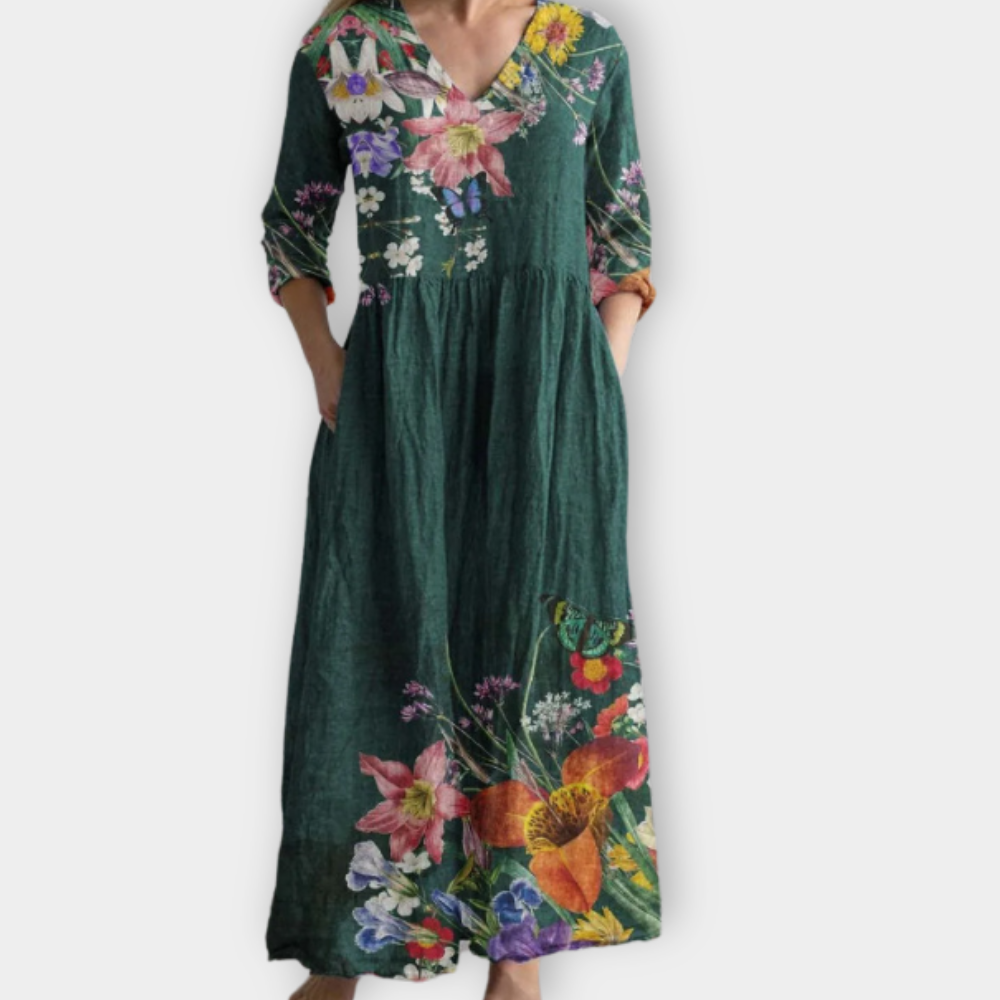 Jorunhild | Boho Maxi Dress Made of Soft Premium Fabric