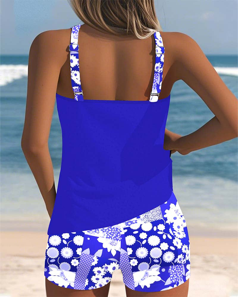 KENDALL – ISLAND BLOOM TANKINI SET
