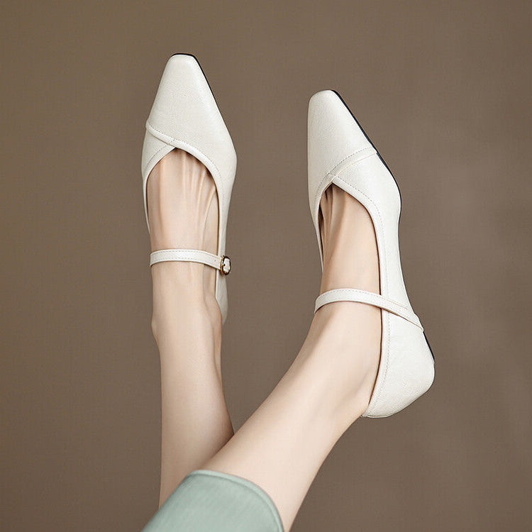 NATALIE – ELEGANT STRAP MARY JANE FLATS